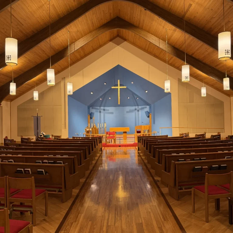 interior repaint of a church sanctuary, St. Louis